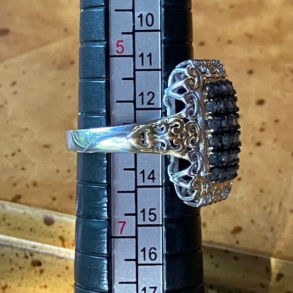 Natural Alexandrite Sterling Silver Ring Size 6 - Picture 10 of 11